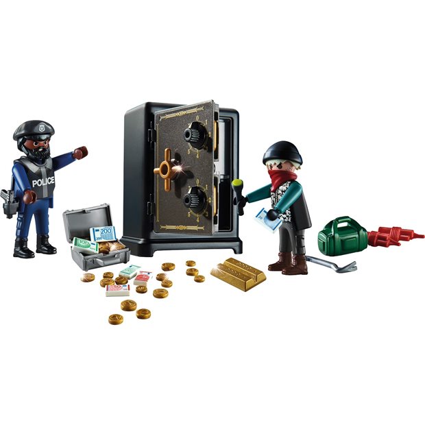 Playmobil City Action Starter Pack Σύλληψη Διαρρήκτη Χρηματοκιβωτίου - 70908