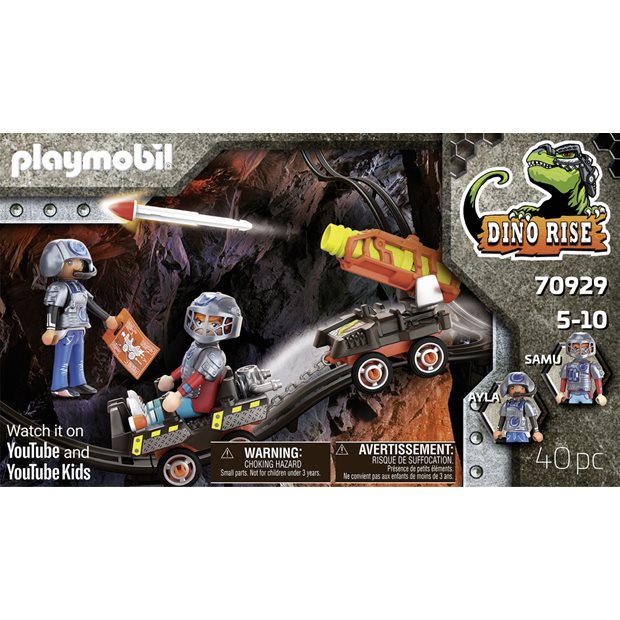 Playmobil Dino Rise Μαχητές Με Όχημα Μεταφοράς Πυραύλων - 70929