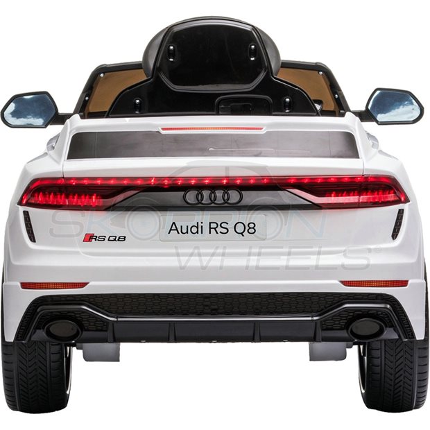 Ηλεκτροκίνητο Αυτοκίνητο Audi RS Q8 Original License 12V Λευκό | Skorpion Wheels - 5246078