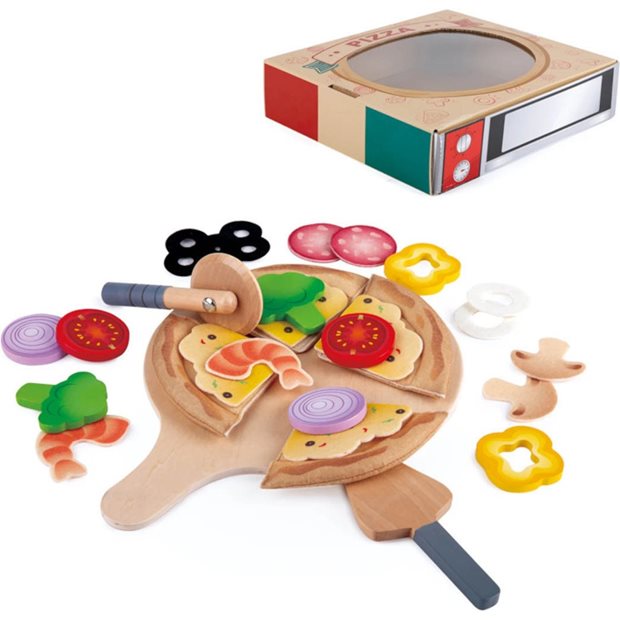Ξυλινo Σετ Hape Playfully Delicious Perfect Pizza - E3173