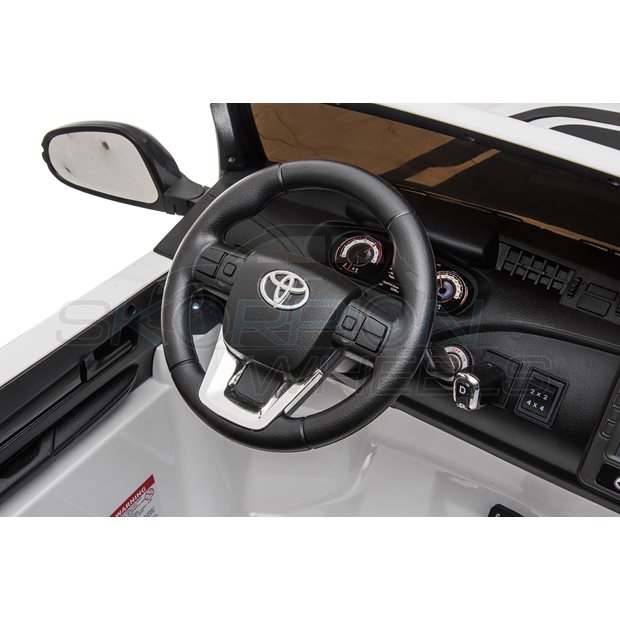 Ηλεκτροκίνητο Αυτοκίνητο Toyota Hilux Original License 12V - Λευκό | Skorpion Wheels - 52470741