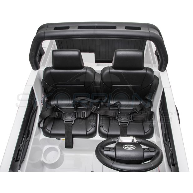 Ηλεκτροκίνητο Αυτοκίνητο Toyota Hilux Original License 12V - Λευκό | Skorpion Wheels - 52470741