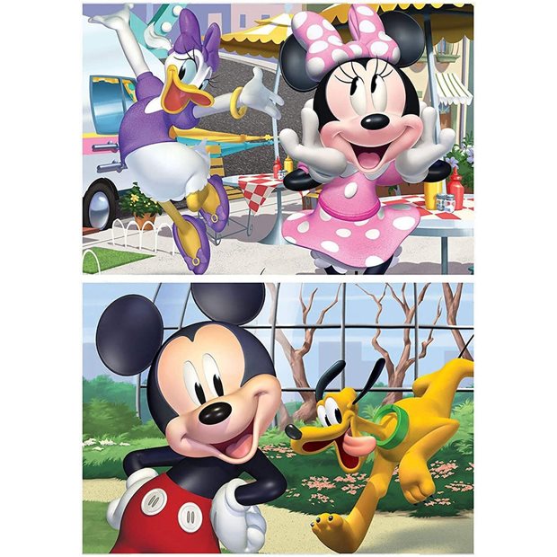 Ξυλινο Παζλ 2x25pcs Disney Junior Mickey & Friends - 18876