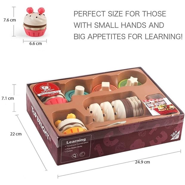 Fruit Cake Box Με Ξυλινα Αξεσουαρ Top Bright - 120449