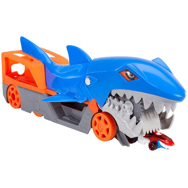 Hot Wheels Νταλικα Καρχαριας Shark Chomp Transporter - GVG36