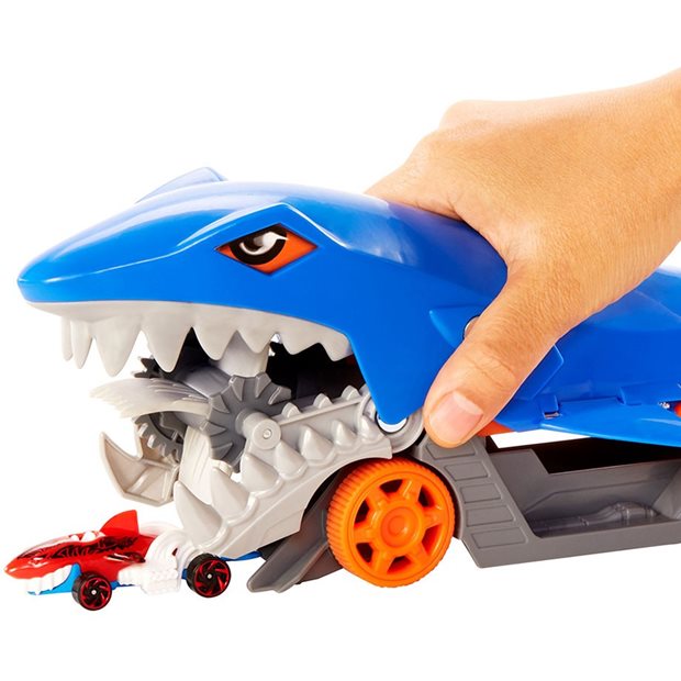 Hot Wheels Νταλικα Καρχαριας Shark Chomp Transporter - GVG36
