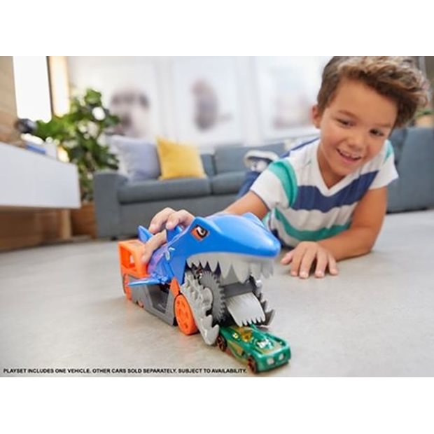 Hot Wheels Νταλικα Καρχαριας Shark Chomp Transporter - GVG36