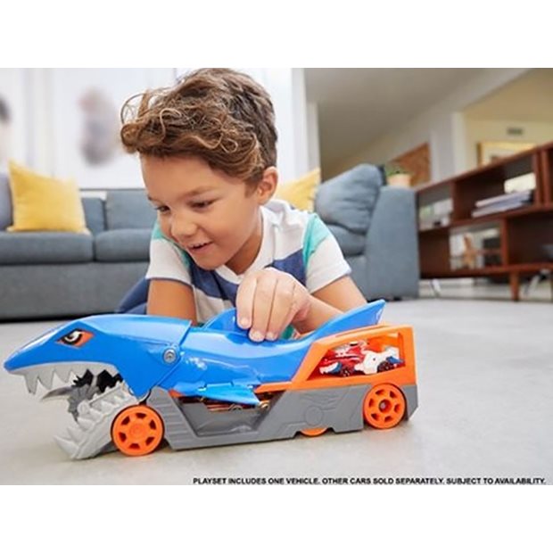 Hot Wheels Νταλικα Καρχαριας Shark Chomp Transporter - GVG36