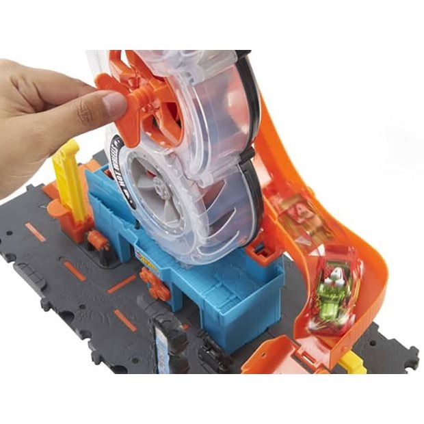 Hot Wheels Πιστα City Με Περιστρεφομενες Ροδες - HDP02