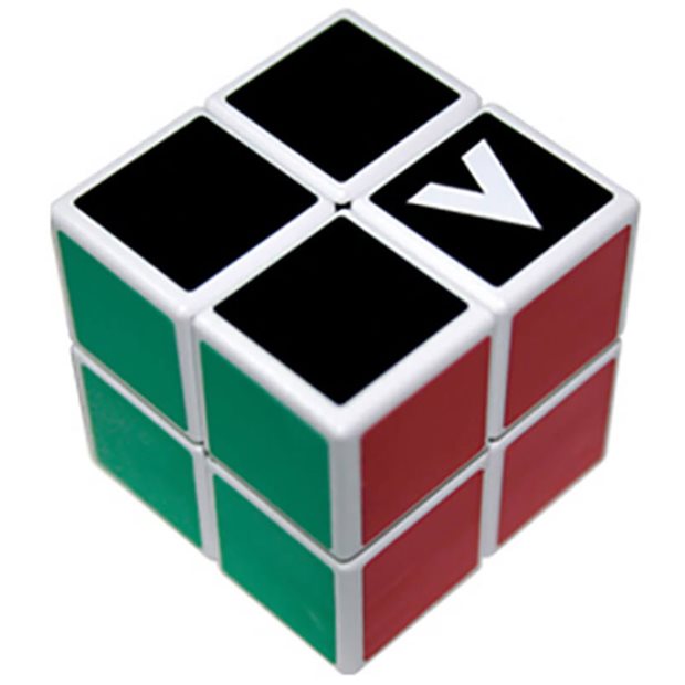 Παιδικος Κυβος V-Cube 2 White Flat 2x2 - V2W