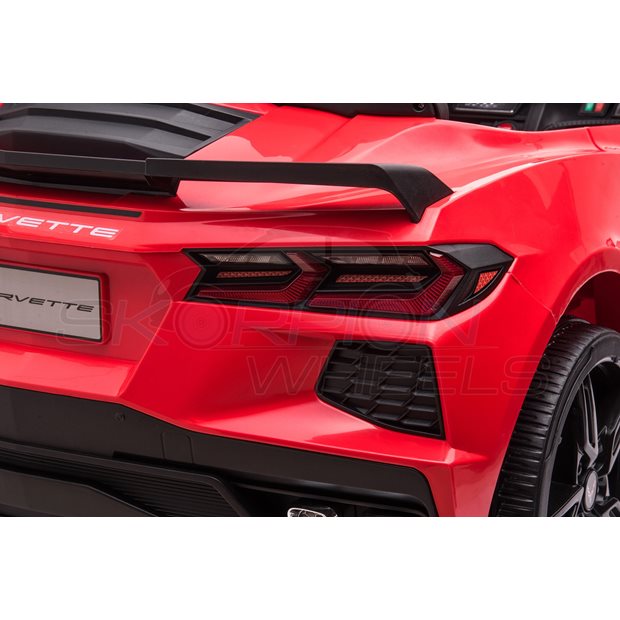 Ηλεκτροκίνητο Αυτοκίνητο Chevrolet Corvette Original License 12V - Κόκκινο | Skorpion Wheels - 5246016