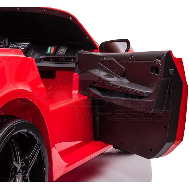 Ηλεκτροκίνητο Αυτοκίνητο Chevrolet Corvette Original License 12V - Κόκκινο | Skorpion Wheels - 5246016