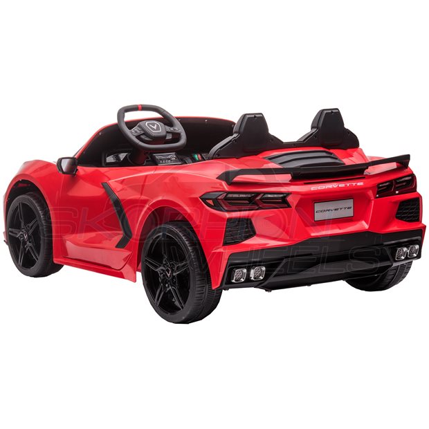 Ηλεκτροκίνητο Αυτοκίνητο Chevrolet Corvette Original License 12V - Κόκκινο | Skorpion Wheels - 5246016