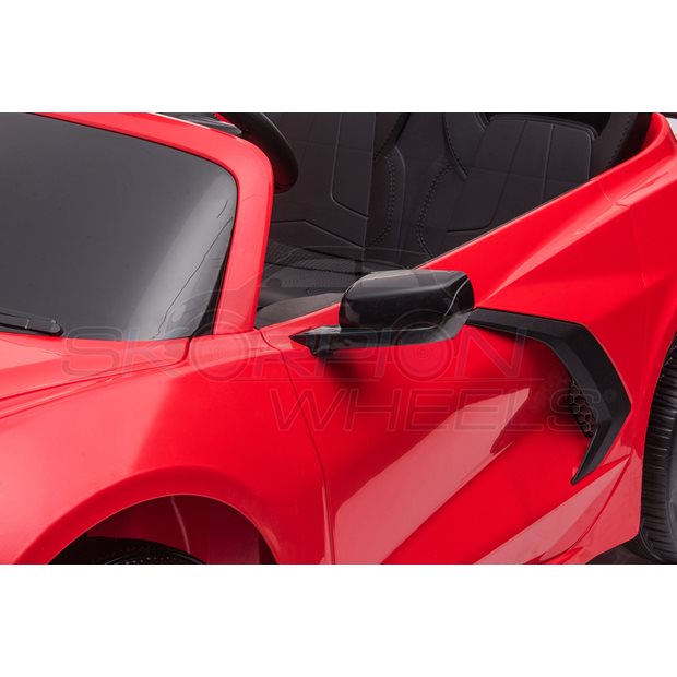 Ηλεκτροκίνητο Αυτοκίνητο Chevrolet Corvette Original License 12V - Κόκκινο | Skorpion Wheels - 5246016