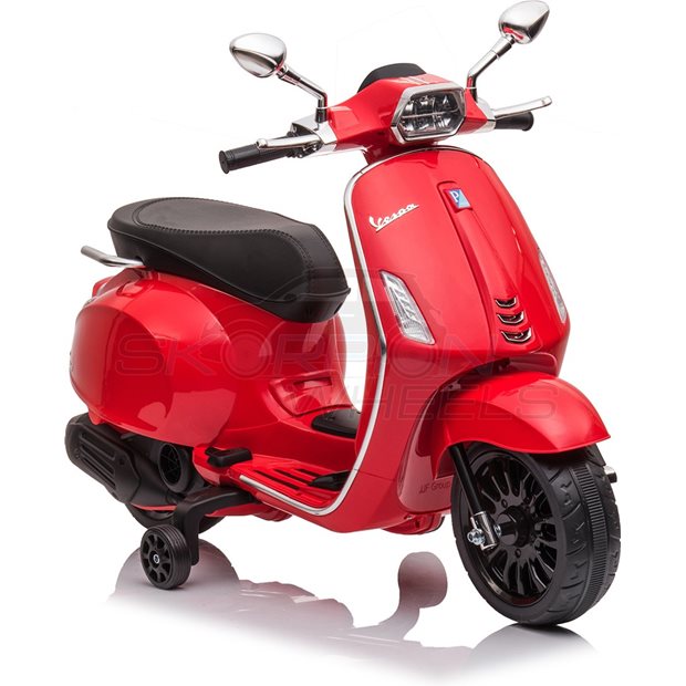 Ηλεκτροκίνητη Μηχανή Piaggio Vespa Sprint Racing 60s Original License 12V - Κόκκινη | Skorpion Wheels - 5245052