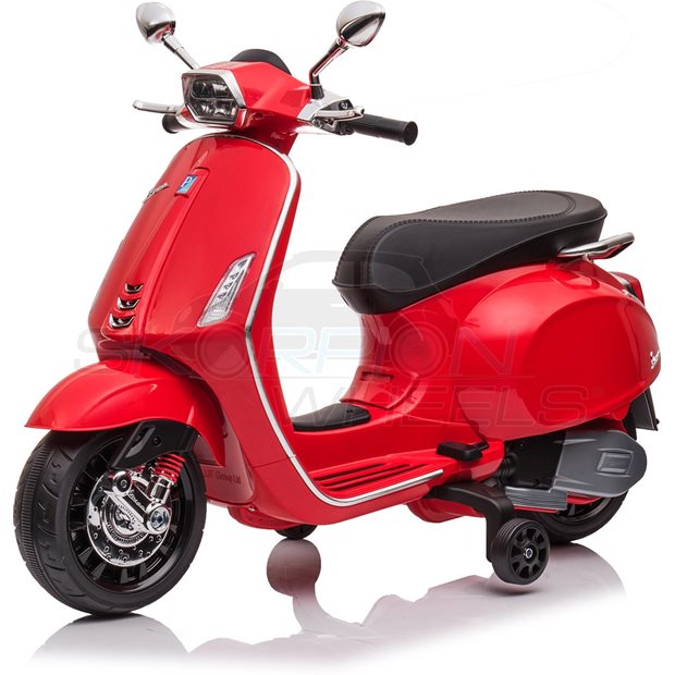 Ηλεκτροκίνητη Μηχανή Piaggio Vespa Sprint Racing 60s Original License 12V - Κόκκινη | Skorpion Wheels - 5245052