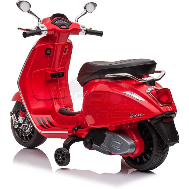 Ηλεκτροκίνητη Μηχανή Piaggio Vespa Sprint Racing 60s Original License 12V - Κόκκινη | Skorpion Wheels - 5245052