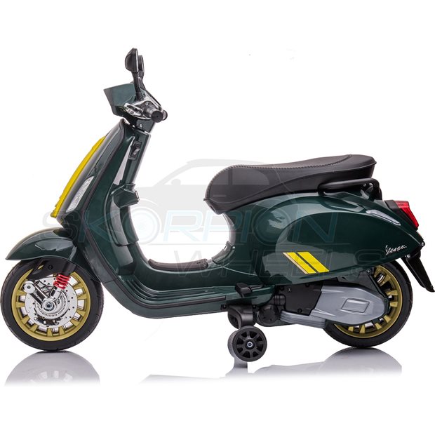 Ηλεκτροκίνητη Μηχανή Piaggio Vespa Sprint Racing 60s Original License 12V - Πράσινη | Skorpion Wheels - 5245052