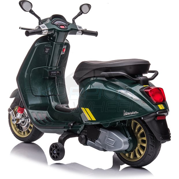 Ηλεκτροκίνητη Μηχανή Piaggio Vespa Sprint Racing 60s Original License 12V - Πράσινη | Skorpion Wheels - 5245052