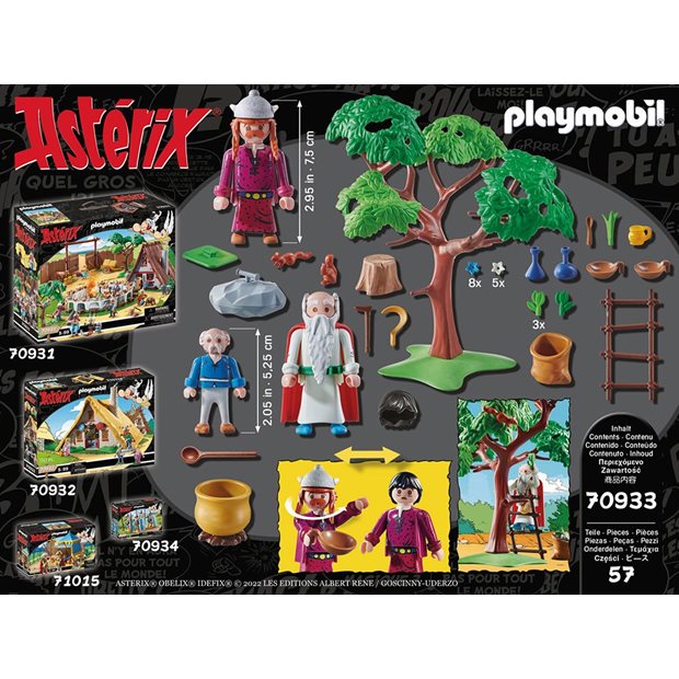 Playmobil Asterix : Ο Δρουίδης Πανοραμίξ - 70933
