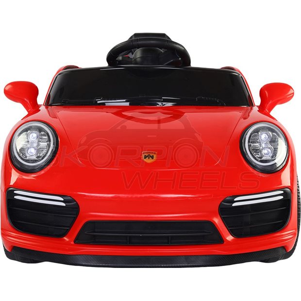 Ηλεκτροκίνητο Αυτοκίνητο Porsche 911 Style 6V - Κόκκινο | Skorpion Wheels - 5240911