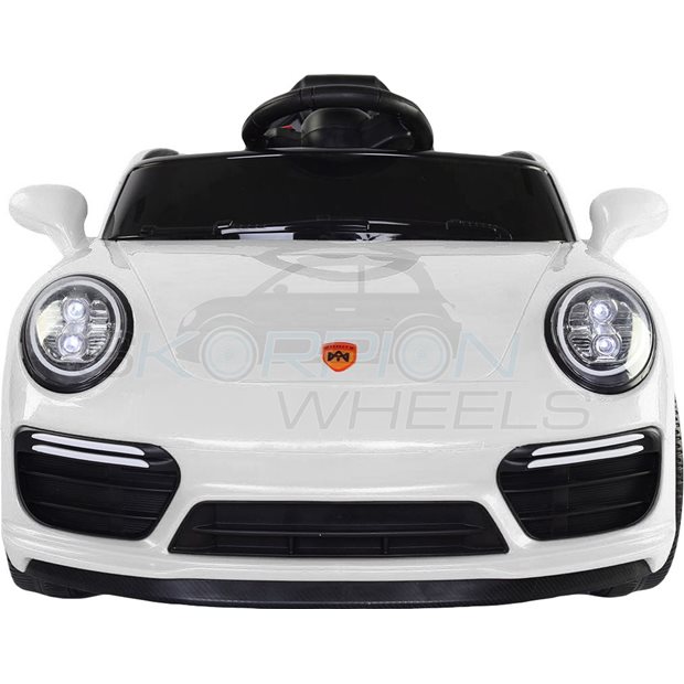 Ηλεκτροκίνητο Αυτοκίνητο Porsche 911 Style 6V - Λευκό | Skorpion Wheels - 5240911