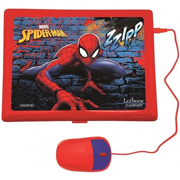 Lexibook Εκπαιδευτικο Διγλωσσο Laptop Spider-Man - JC598SPi8