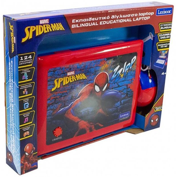 Lexibook Εκπαιδευτικο Διγλωσσο Laptop Spider-Man - JC598SPi8