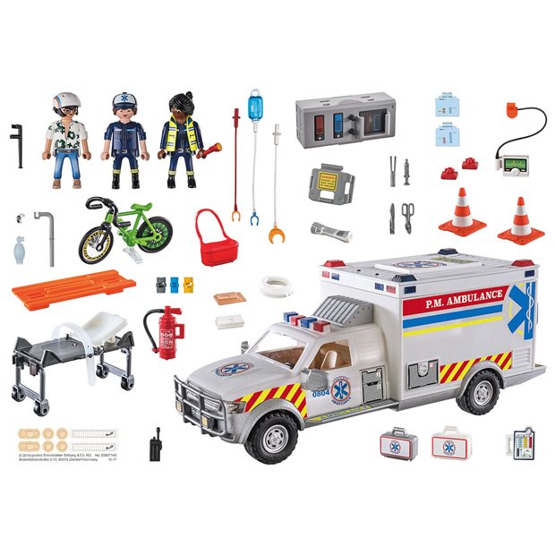 Playmobil City Action Οχημα Πρωτων Βοηθειων - 70936