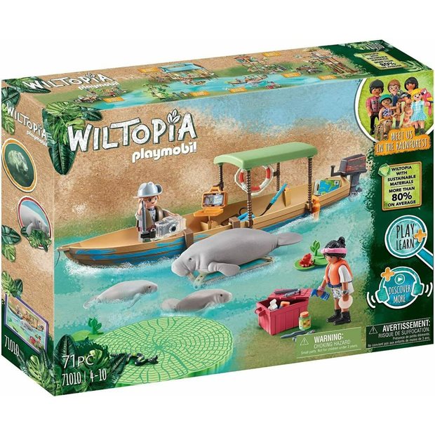 Playmobil Εκδρομη Με Ποταμοπλοιο Στον Αμαζονιο - 71010
