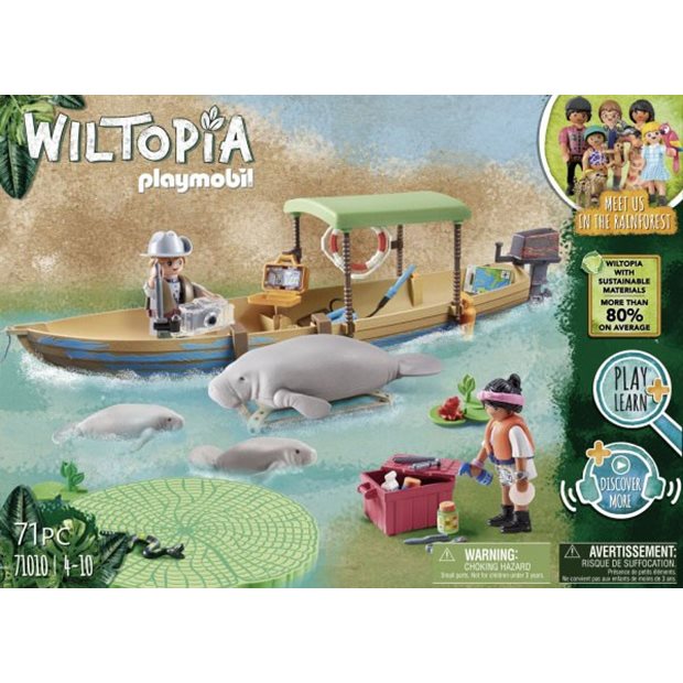 Playmobil Εκδρομη Με Ποταμοπλοιο Στον Αμαζονιο - 71010