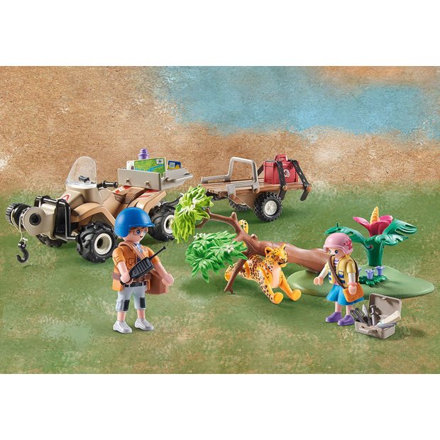 Playmobil Wiltopia Φροντιστες Ζωων με Εξερευνητικο Οχημα - 71011