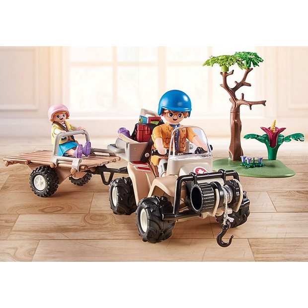 Playmobil Wiltopia Φροντιστες Ζωων με Εξερευνητικο Οχημα - 71011