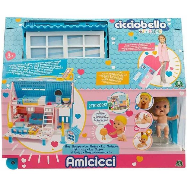 Cicciobello Παιχνιδοσπιτο & Φιλαρακι Amicicci - CC012000