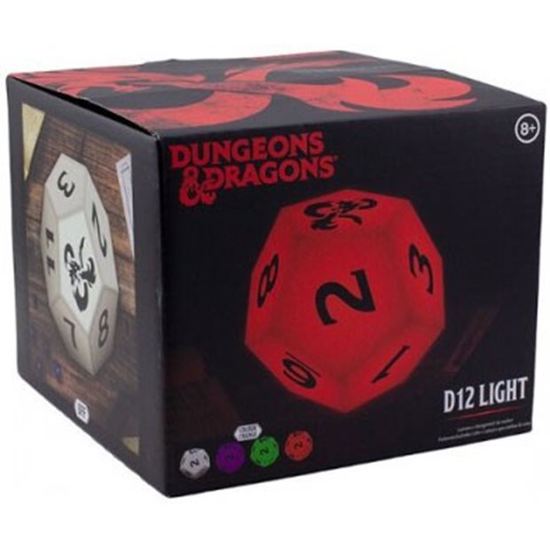 Φωτιστικο Πολυχρωμο D12 - Dungeons & Dragons Paladone - PP8250DD