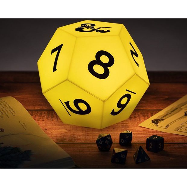 Φωτιστικο Πολυχρωμο D12 - Dungeons & Dragons Paladone - PP8250DD