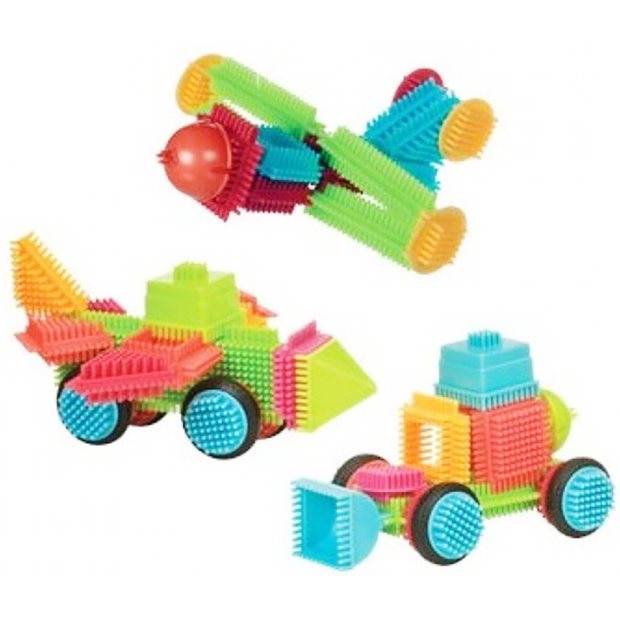 Τουβλακια Bristle Blocks B-Toys Σε Βαλιτσακι - 3081