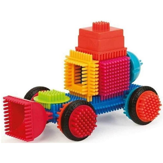 Τουβλακια Bristle Blocks B-Toys Σε Βαλιτσακι - 3081