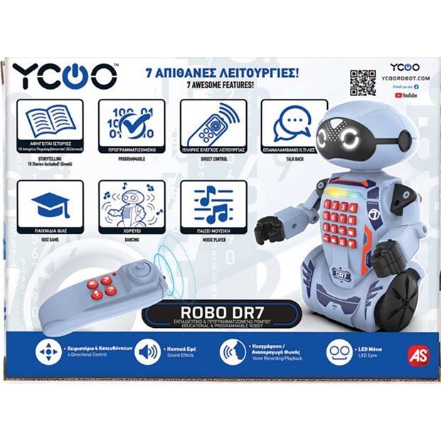 Τηλεκατευθυνομενο Ρομποτ Silverlit Robo DR7 - 7530-88046