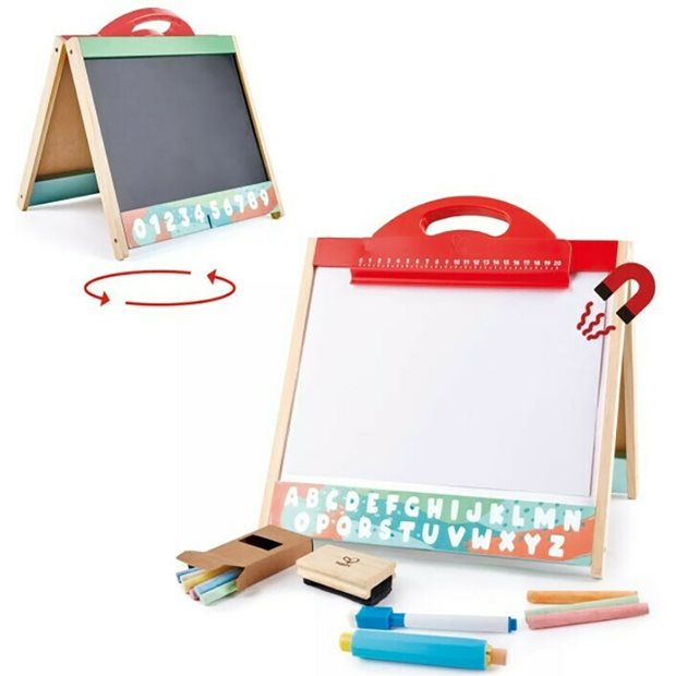 Ξυλινος Πινακας Hape Early Explorer Store & Go Easel - E1062