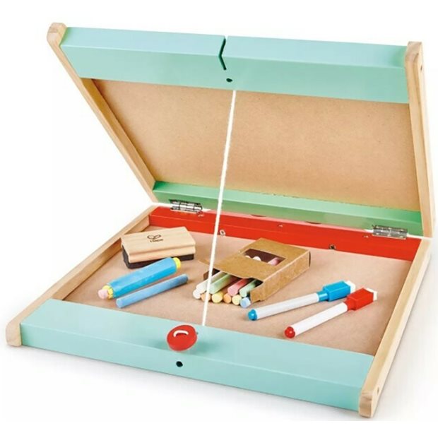 Ξυλινος Πινακας Hape Early Explorer Store & Go Easel - E1062