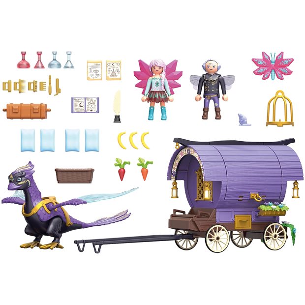 Playmobil Ayuma Νεραιδοαμαξα Με Πουλι Φοινικα - 71031