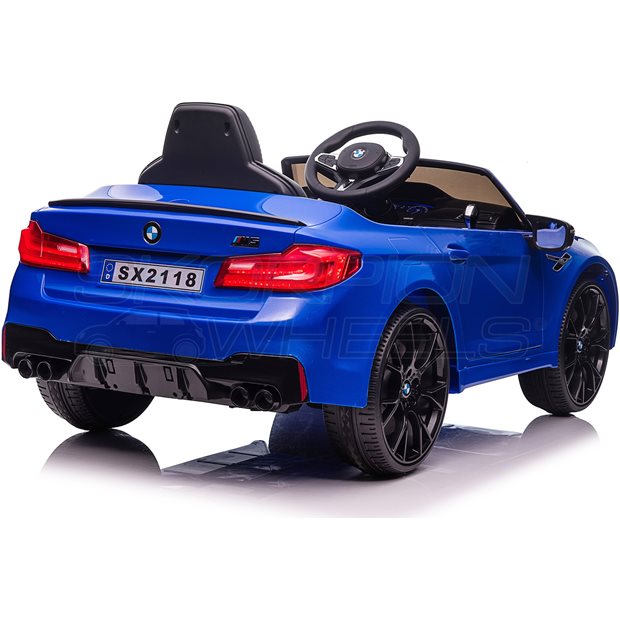Ηλεκτροκίνητο Αυτοκίνητο BMW M5 Original License 12V - Μπλε | Skorpion Wheels - 5246095