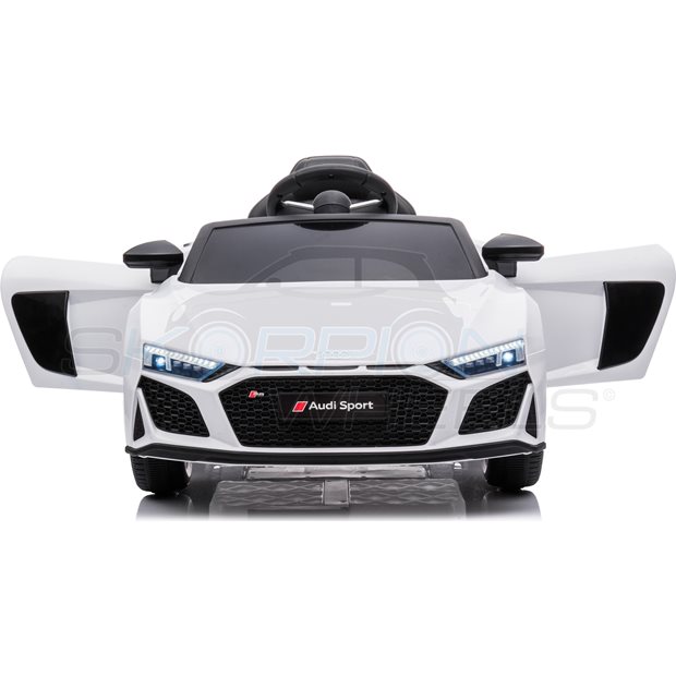 Ηλεκτροκινητο Audi R8 Spyder 12V Skorpion Λευκο - 5246029
