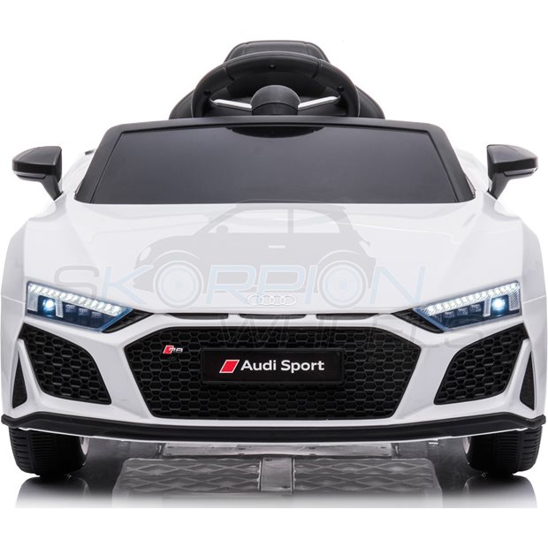 Ηλεκτροκινητο Audi R8 Spyder 12V Skorpion Λευκο - 5246029
