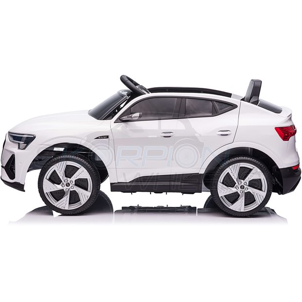 Ηλεκτροκίνητο Αυτοκίνητο Audi E-Tron Sportback Original License 12V - Λευκό | Skorpion Wheels - 5246094