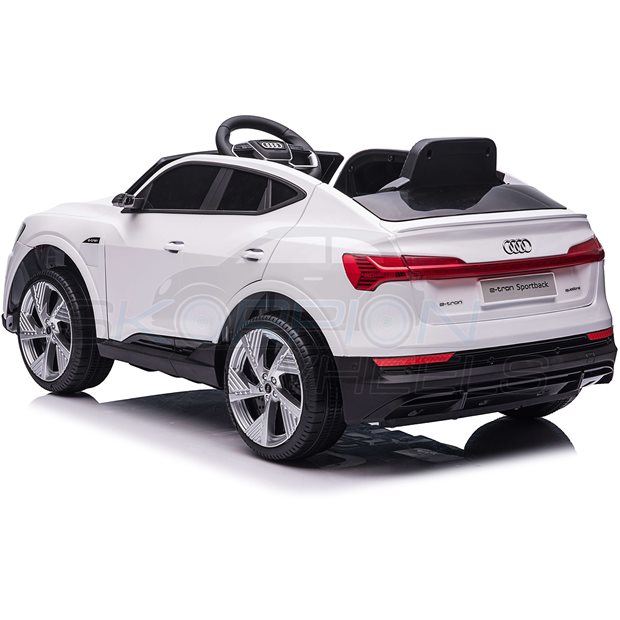 Ηλεκτροκίνητο Αυτοκίνητο Audi E-Tron Sportback Original License 12V - Λευκό | Skorpion Wheels - 5246094