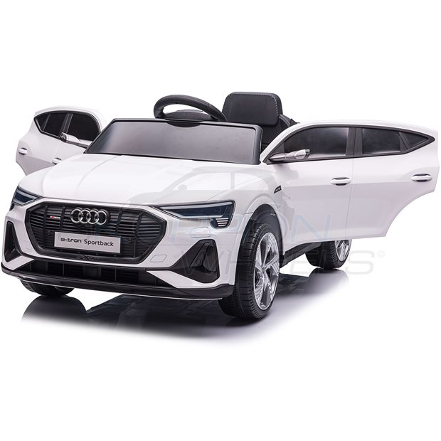 Ηλεκτροκίνητο Αυτοκίνητο Audi E-Tron Sportback Original License 12V - Λευκό | Skorpion Wheels - 5246094