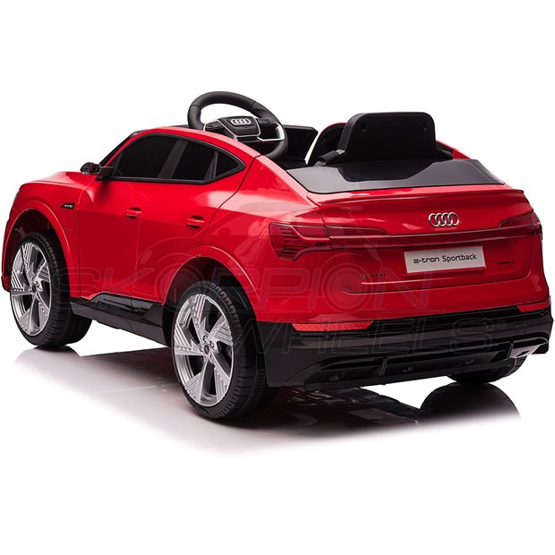 Ηλεκτροκίνητο Αυτοκίνητο Audi E-Tron Sportback Original License 12V - Κόκκινο | Skorpion Wheels - 5246094