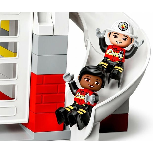 Lego Duplo Fire Station & Helicopter - 10970